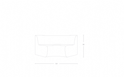 Dimensoes do produto sofa ricci